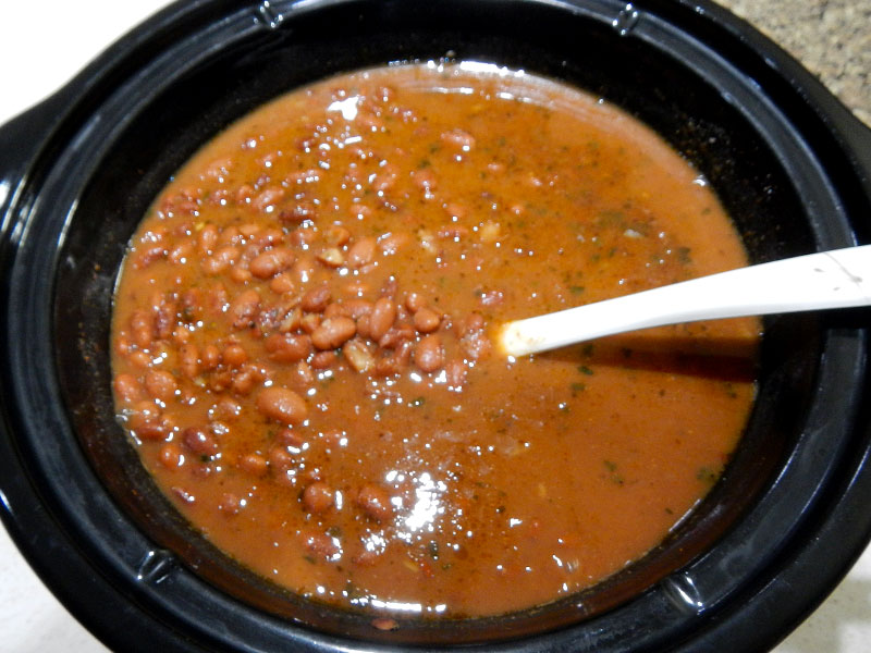 Crockpot Unfried Pinto Beans